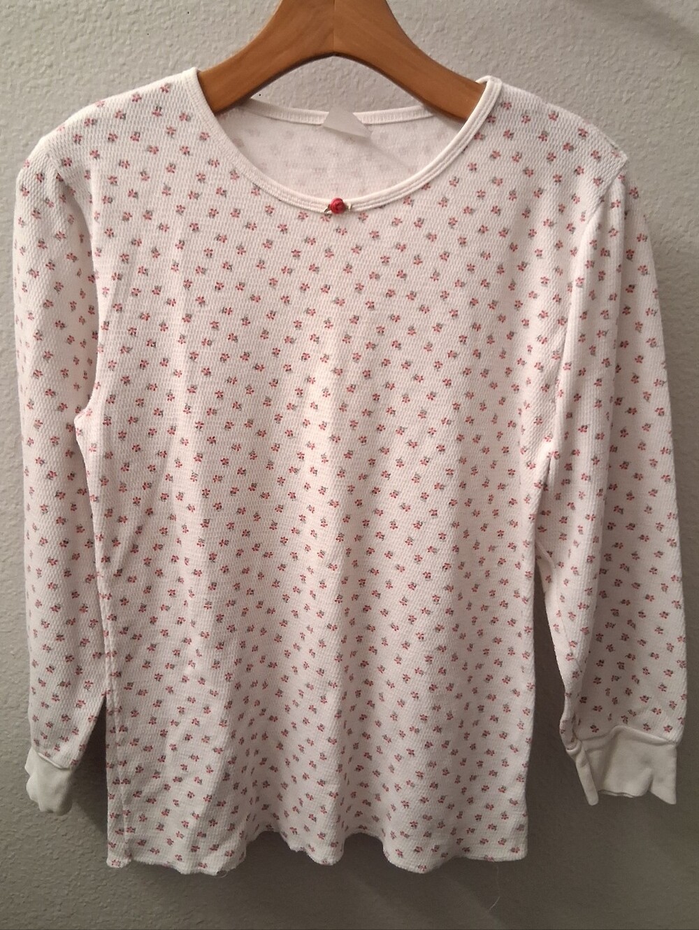 Vintage Floral Long Sleeve Top Medium